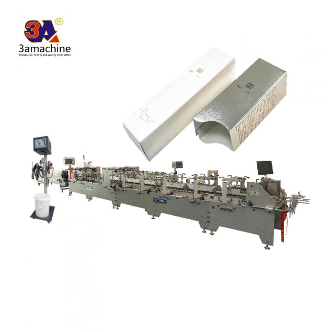 380V Voltage Textiles Folder Gluing Machine for Professional