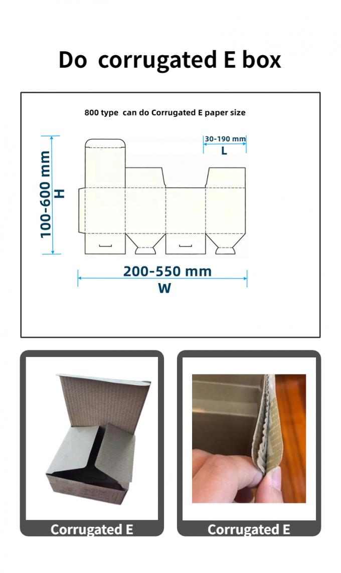CQT-800 Cardboard/Corrugated Straight Line Box Automatic Box Folder ...