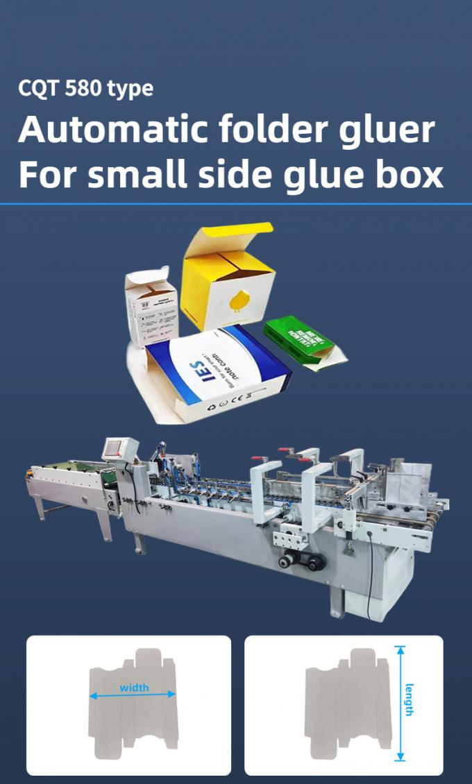 Machinery Hardware Automatic Folder Gluing Machine for Corrugated ...