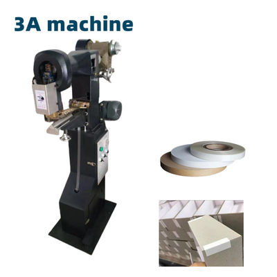 PLC Core Components CQT-TJ Manual Rigid Paper Box Corner Tape Pasting Machine Folder Gluer