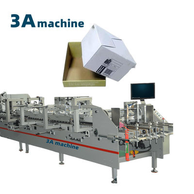Video Outgoing-Inspection Provided CQT900YG-2 Pre-Folded Automatic Gluer Folder Machine