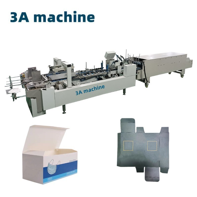 CQT 800 Cardboard/Corrugated Straight Line Box Folding and Gluing ...