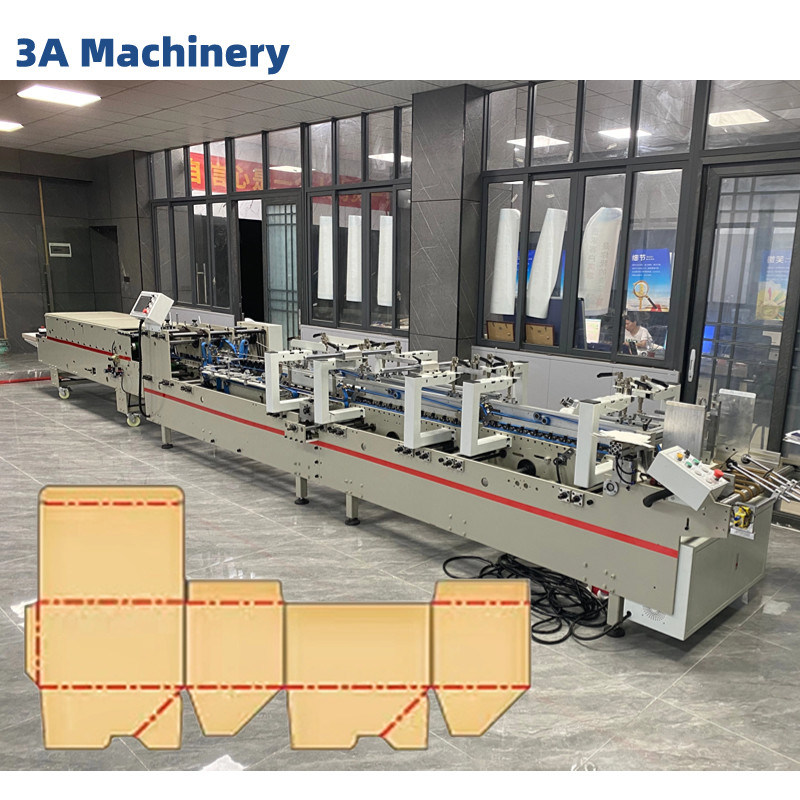 Easy to Operate CQT-900 Folding Boxes Machine Crash Lock Bottom Folder ...