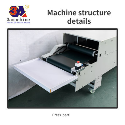 Semi Automatic Folder Gluer Machine with Computerized Pasting and Folding Functions