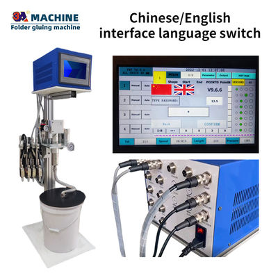 Maximum Speed Pneumatic Driven 3A-CQ-4 Paper Pasting Machine with Cold Glue Roll System