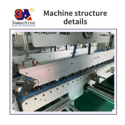 PLC Controlled 3A Carton Folder Pasting Gluing Machine for Automatic Box Production