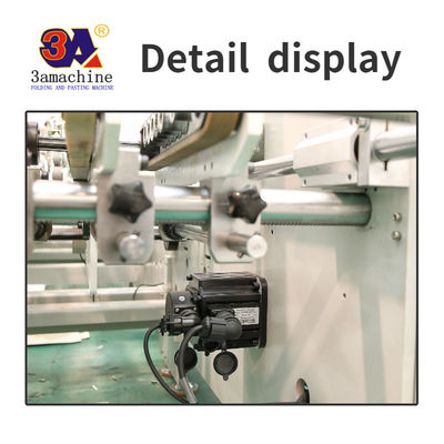 PLC Controlled 3A Carton Folder Pasting Gluing Machine for Automatic Box Production