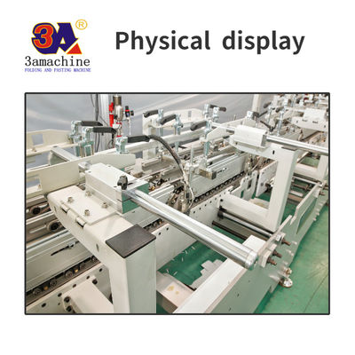 PLC Controlled 3A Carton Folder Pasting Gluing Machine for Automatic Box Production