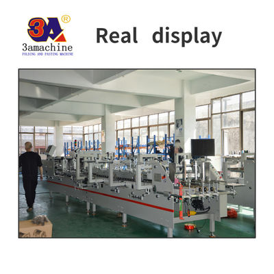 380V Voltage Paper to Paper Pasting Machine Folder Gluer Belt with 3500 kg Capacity