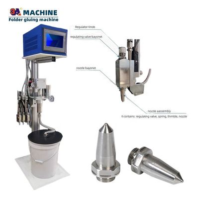 Maximum Working Frequency 500 Points/Sec Cold Gluing Machine for Box Window Pasting
