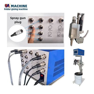 Envelope Making Machine 3ACQ3 6 channels 3 guns Hot Melt Folder Gluing Machine