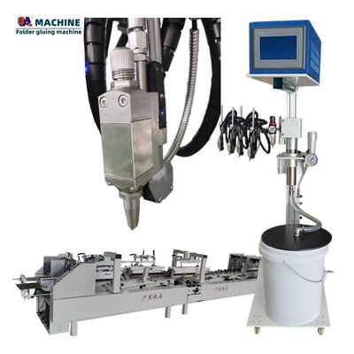 Cutting-Edge 3ACQ4 Automatic Folder Gluer Machine with 6 Channels and 4 Cold Glue Guns