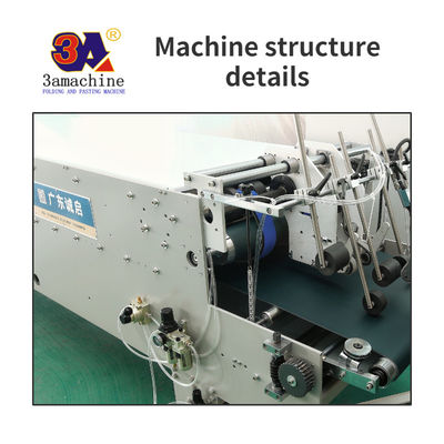 Paper Box Folder Gluer with Video Outgoing-Inspection 4.3 KG Capacity