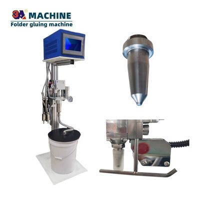 3ACQ5 6 Channels 5 COLD GLUE GUNS Cardboard Box Making Machine Boc Folder Gluer Paste