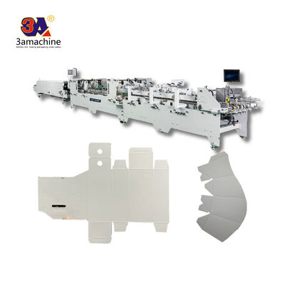Maximum Paper Width 2 800mm Bottom Folding Box Folder Gluer with Flexo-Printing