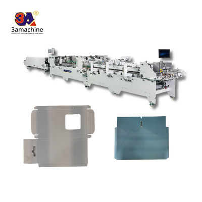 Maximum Paper Width 2 800mm Bottom Folding Box Folder Gluer with Flexo-Printing