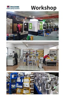90KG Weight 3ACQ6 Semi Automatic Folder Gluer for 6 Channels and 6 Guns by 3ACQ6