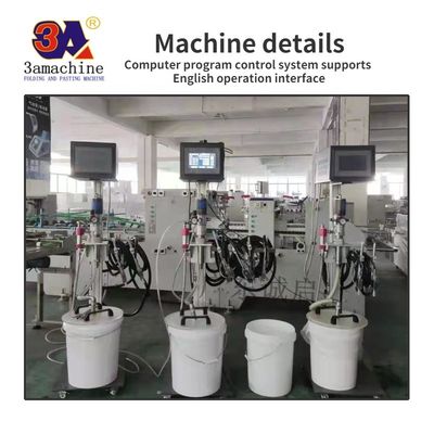Easy to Operate Chemical Cold Glue Application System for Paper Pasting Machine