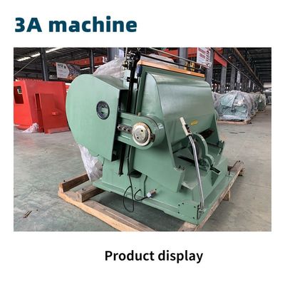 2200 Paper Sizes Paper Creasing Machine CQT 750 Semi-Automatic Die-Cutting Machinery