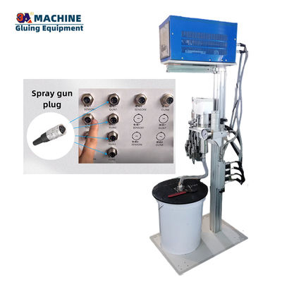 3ACQ -2 Automatic 6 Channel 2 Guns Carton Box Folding Gluing Machine for Box Assembly