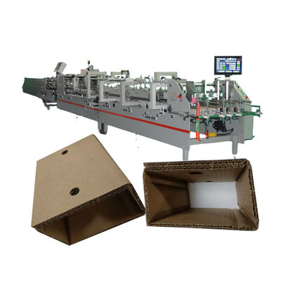 800 Corrugated Carton Box Folding Gluing Machinery for Automatic Cardboard Box Making
