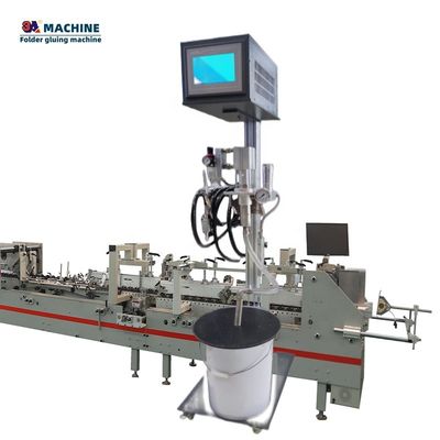 6 Channel 4 Cold Glue Guns Perfume Box Making Machine with Optional Configurations