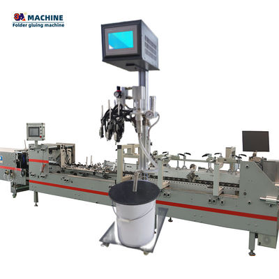 6 Channel 4 Cold Glue Guns Perfume Box Making Machine with Optional Configurations
