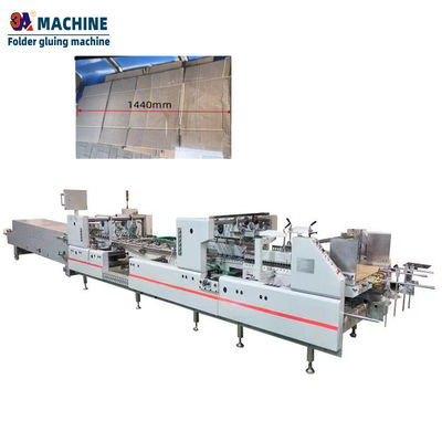 CQT1500 Corrugated Box Folder Gluer Side Pasting for Speed Automatic Folding and Gluing