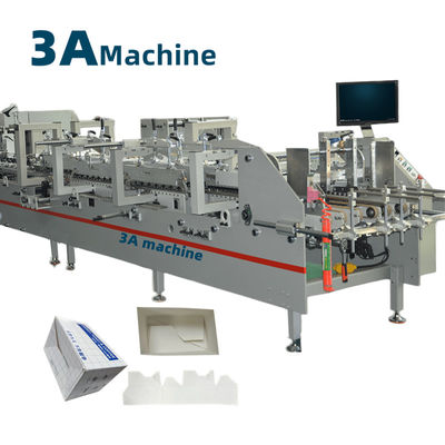 CQT900YG-2 Pre-Folded Pre-Folding Bottom Lock Box Pasting Machine for Different Boxes