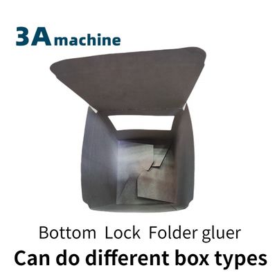 CQT900YG-2 Pre-Folded Pre-Folding Bottom Lock Box Pasting Machine for Different Boxes