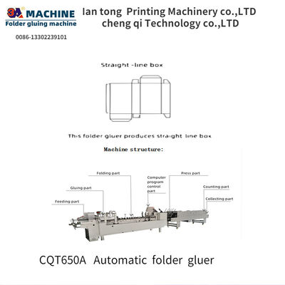 CQT650A accuracy Video Inspection Folder Gluer Parts for Pasting Paper Glue Machine