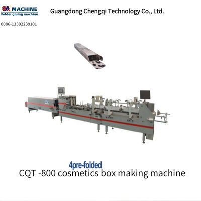 Upgrade Your Packaging Process with CQT-800 Pre-Folded Cosmetics Box Making Machine