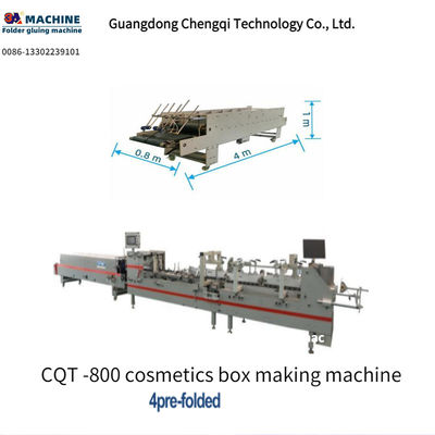 Upgrade Your Packaging Process with CQT-800 Pre-Folded Cosmetics Box Making Machine
