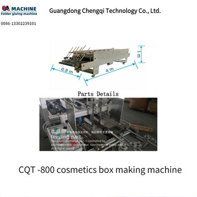 Upgrade Your Packaging Process with CQT-800 Pre-Folded Cosmetics Box Making Machine