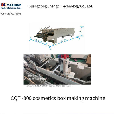 Upgrade Your Packaging Process with CQT-800 Pre-Folded Cosmetics Box Making Machine