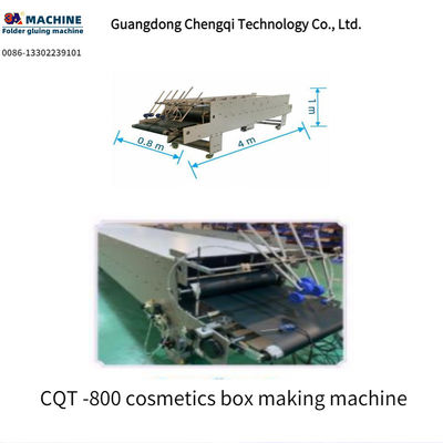 Upgrade Your Packaging Process with CQT-800 Pre-Folded Cosmetics Box Making Machine