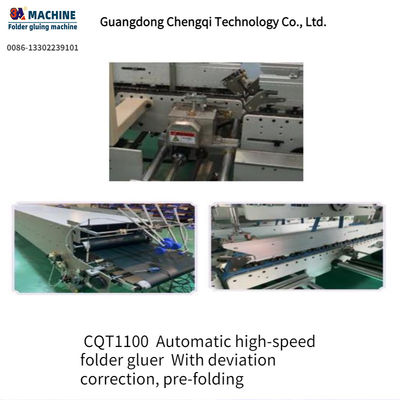Speed Folder Gluer with Deviation Correction and Pre-Folding Core Components Pump Qualit