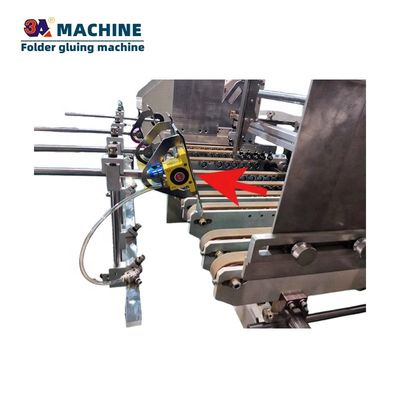 Long Service Life Automatic Box Folding Gluing Machine Accessories Box Pasting Machine