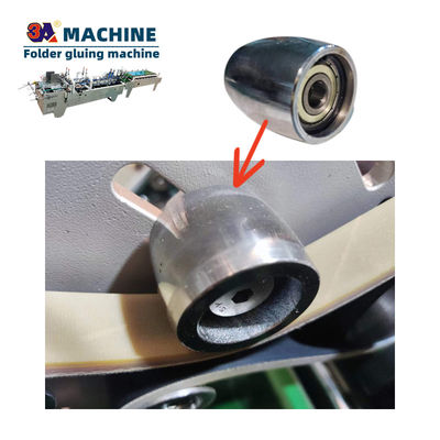 Automatic Box Folding Gluing Machine Accessories Press Pulley for Paper Packaging