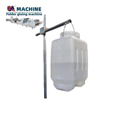 Plastic Kettle Box Folder Gluer for Box Pasting in Automatic Box Folding Gluing Machine