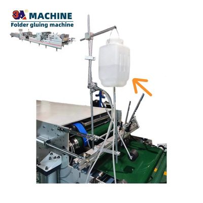 Plastic Kettle Box Folder Gluer for Box Pasting in Automatic Box Folding Gluing Machine