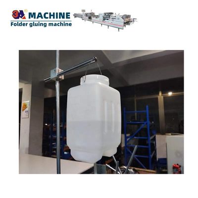 Plastic Kettle Box Folder Gluer for Box Pasting in Automatic Box Folding Gluing Machine