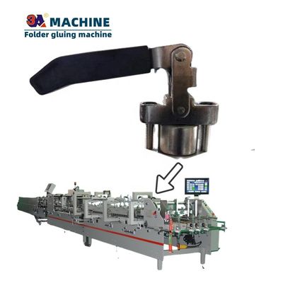 Automatic Box Folding Gluing Machine Spare Parts for 18cm*15cm*10cm Boxes Condition