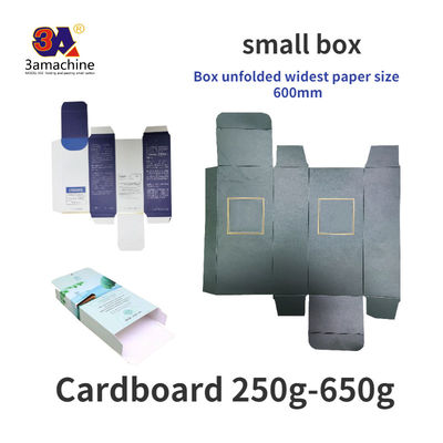 Box Unfolded Widest Paper Size 600mm Automatic Box Folding Gluing Machine Folder Gluer