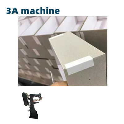 PLC Core Components CQT-TJ Manual Rigid Paper Box Corner Tape Pasting Machine Folder Gluer