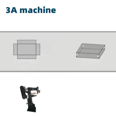PLC Core Components CQT-TJ Manual Rigid Paper Box Corner Tape Pasting Machine Folder Gluer