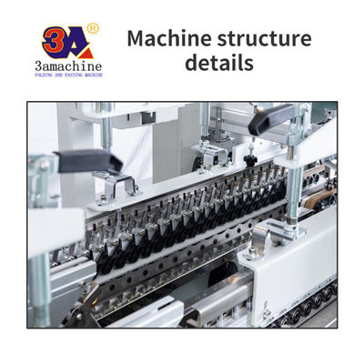 380V Voltage Textiles Folder Gluing Machine for Professional Presentation Folders