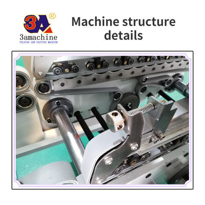 380V Voltage Textiles Folder Gluing Machine for Professional Presentation Folders