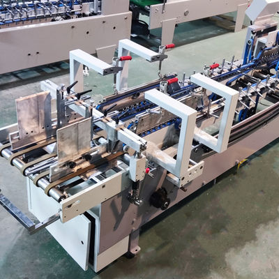Automatic Carton Folder Gluer Machine with High Speed Flexo Printer and Video Feedback