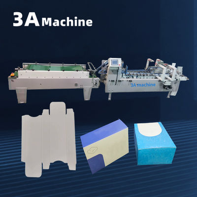 4-corner-box-folder-gluer zh700d folder gluer 1pe Mechanical Driven Weight 1200KG